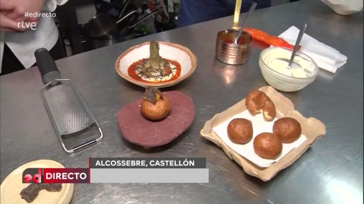 España Directo - Alcachofas con sobrasada y trufas de estrella Michelín