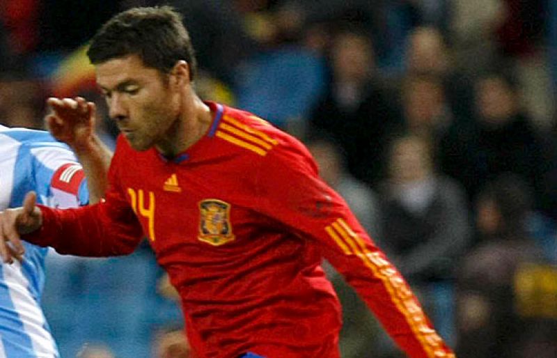 Xabi marca el primero 1-0