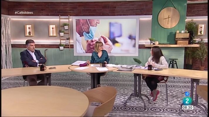 Cafè d'idees - Àngels Chacón, Enric Álvarez i tests d'antígens