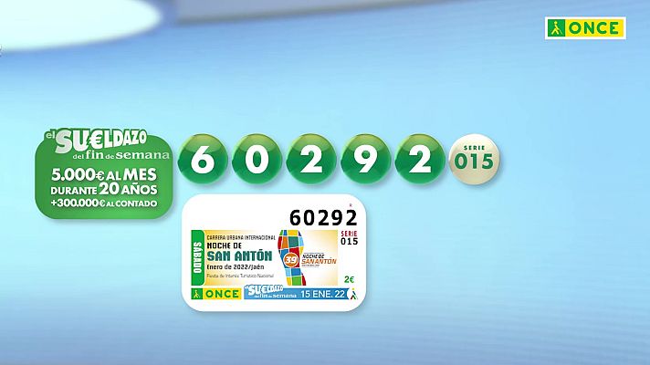Sorteos ONCE - Sorteo ONCE - 15/01/22