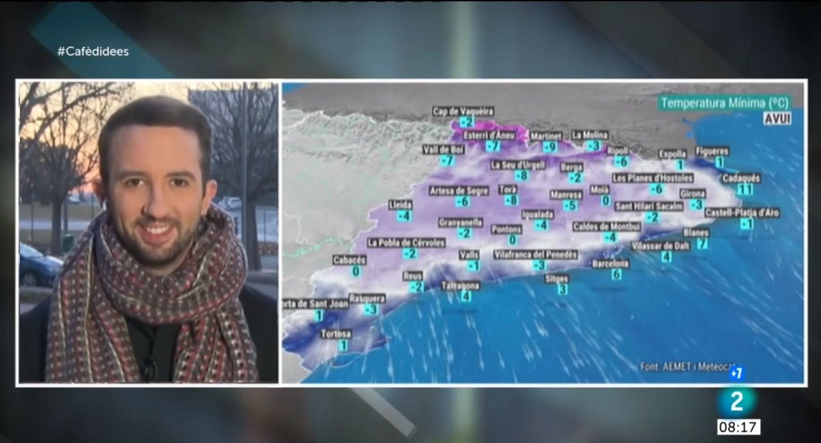 El Temps (17/01/2022) - Ambient assolellat, avui amb temperatures més altes, però amb més intens els pròxims dies