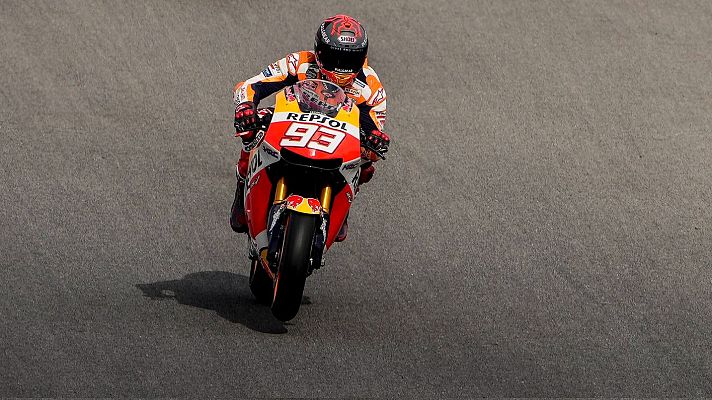 Telediario 1 - Marc Márquez ya prepara la nueva temporada sobre una Honda