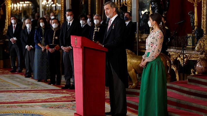 Telediario 2 - Felipe VI invita a Marruecos a encauzar una "nueva relación"
