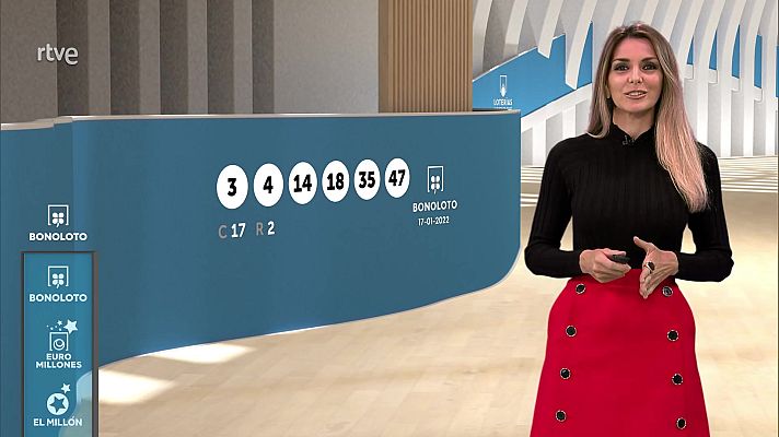 Loterías - Sorteo de la Bonoloto del 17/01/2022