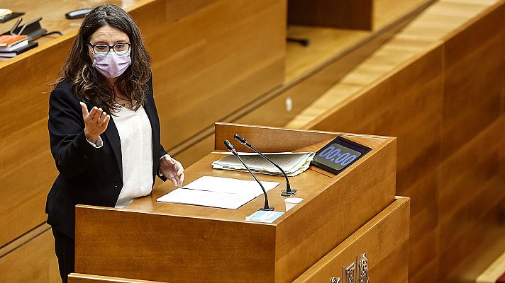 Telediario 1 - Mónica Oltra niega que los profesionales de los centros abusaran de los menores tutelados