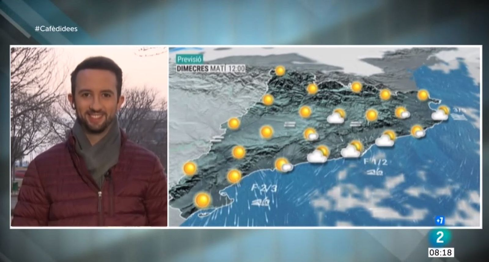 El Temps (19/01/2022) - Avui tindrem alguns núvols més, demà nevarà a la cara nord del Pirineu, farà més vent i les temperatures encara baixaran més, sobretot de dia