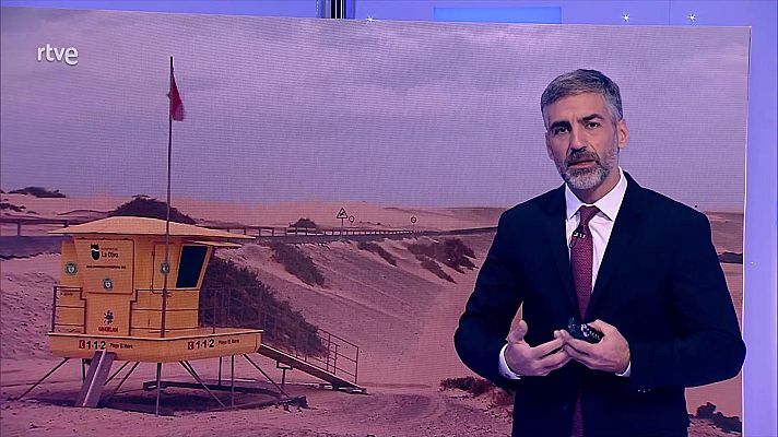 El tiempo - Vientos fuertes en el Ampurdán. Calimas y vientos con intervalos fuertes en Canarias