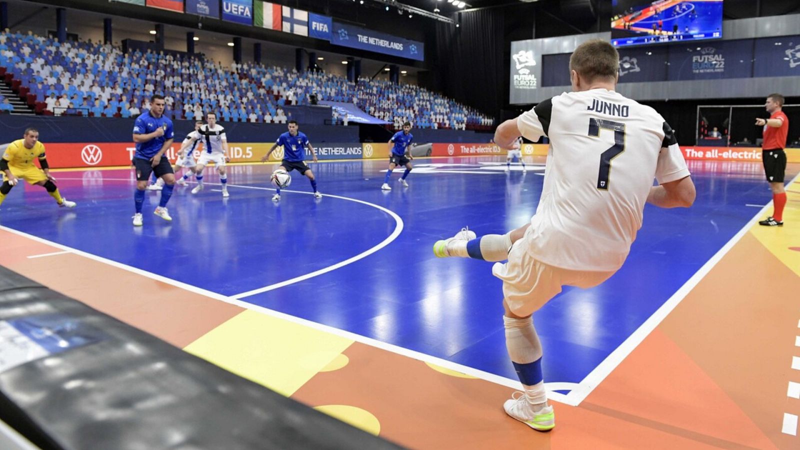 Fútbol sala - Campeonato de Europa: Italia - Finlandia - ver ahora