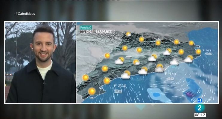 El temps - Anticicló, però amb vent, més fred, núvols i alguna gota