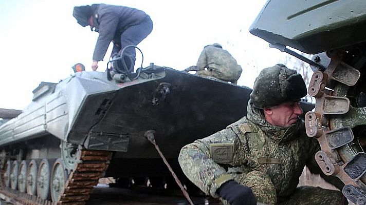 Telediario 1 - Crece la tensión en la región ucraniana del Donbás