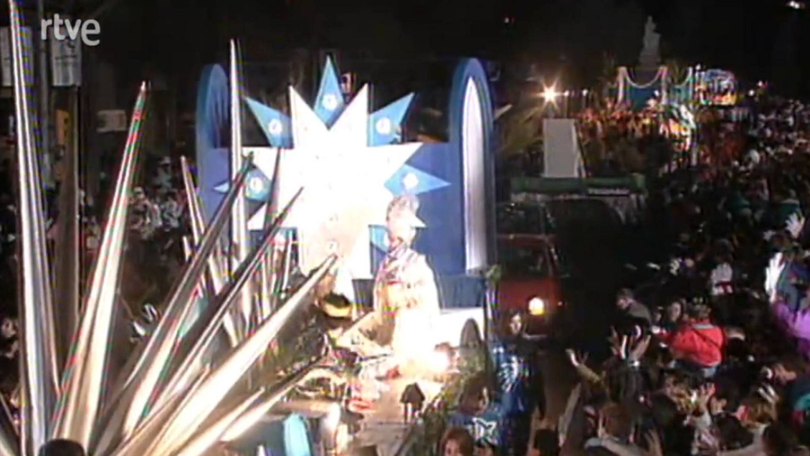 Retransmisión en directo de la Cabalgata de los Reyes Magos de Oriente de Barcelona, del año 1994