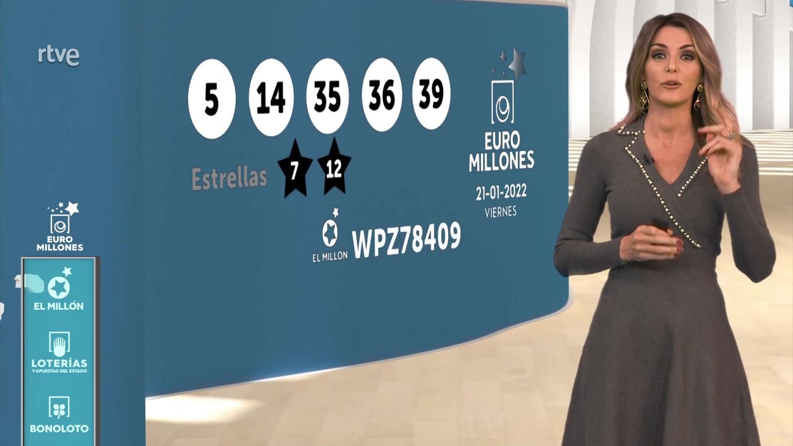 Sorteo de la Bonoloto y Euromillones del 21/01/2022 - ver ahora