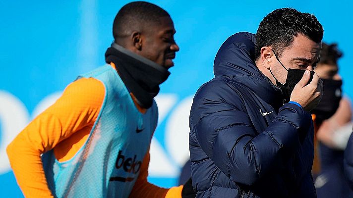 Telediario Fin de Semana - Xavi: "Dembelé sabe su situación, depende de él ahora"