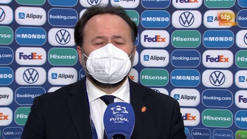 Europeo fútbol sala 2022 | Fede Vidal: "Hemos desarrollado muy buen juego"