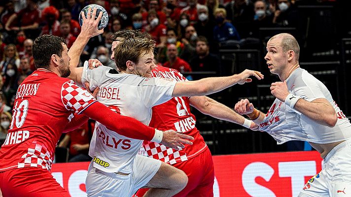 Europeo de Balonmano - Cto. de Europa masc. Ronda principal: Dinamarca - Croacia