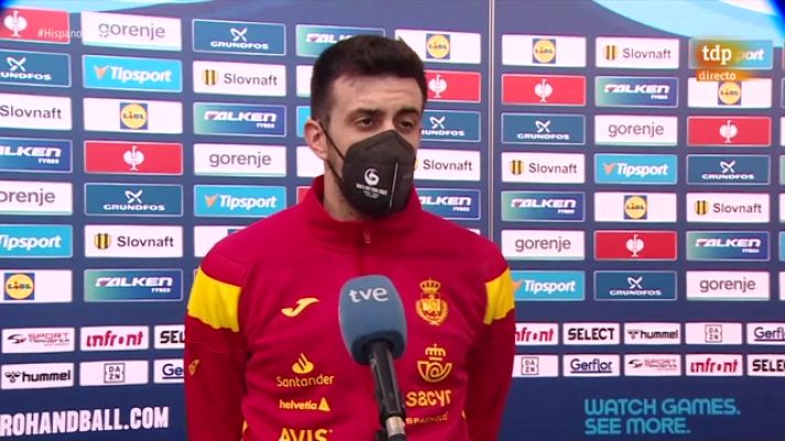 Europeo de Balonmano - Agustin Casado: "Hemos estado muy espesos en ataque"
