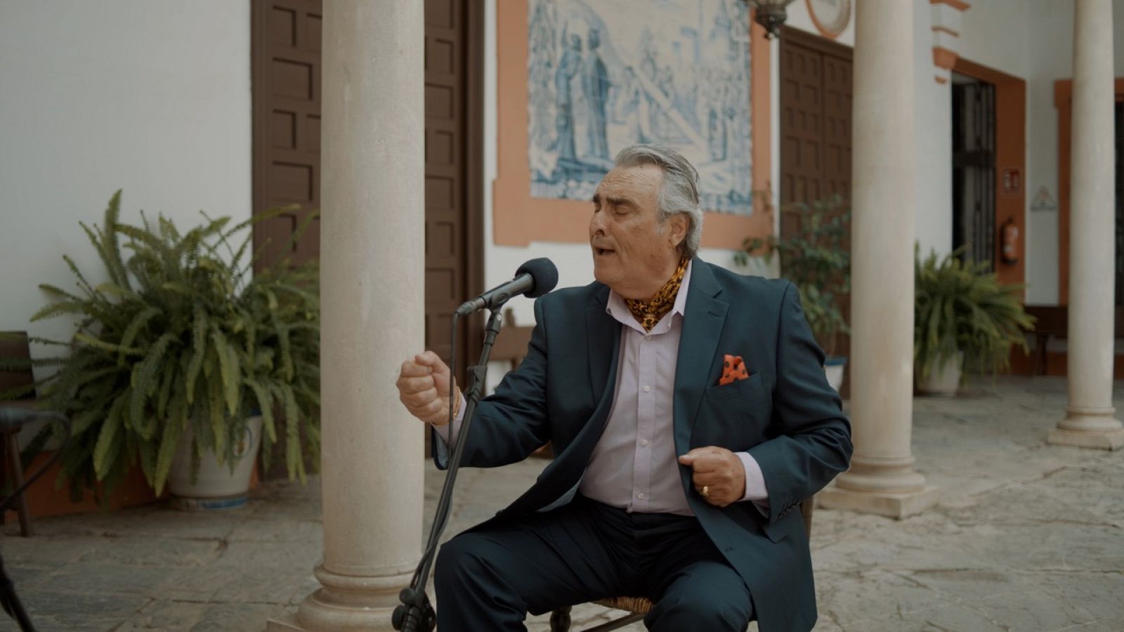 Actuación Jose de la Tomasa, José Galvez y Soleá Morente en Caminos del flamenco