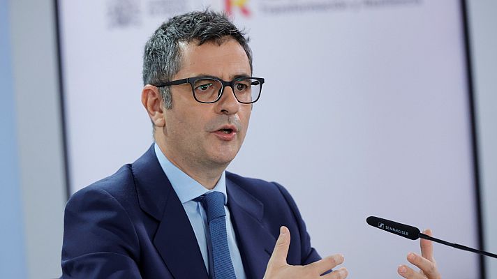 La hora de La 1 - Bolaños niega discrepancias en el Gobierno por Ucrania: "Todos estamos en el 'no a la guerra' y en la diplomacia"