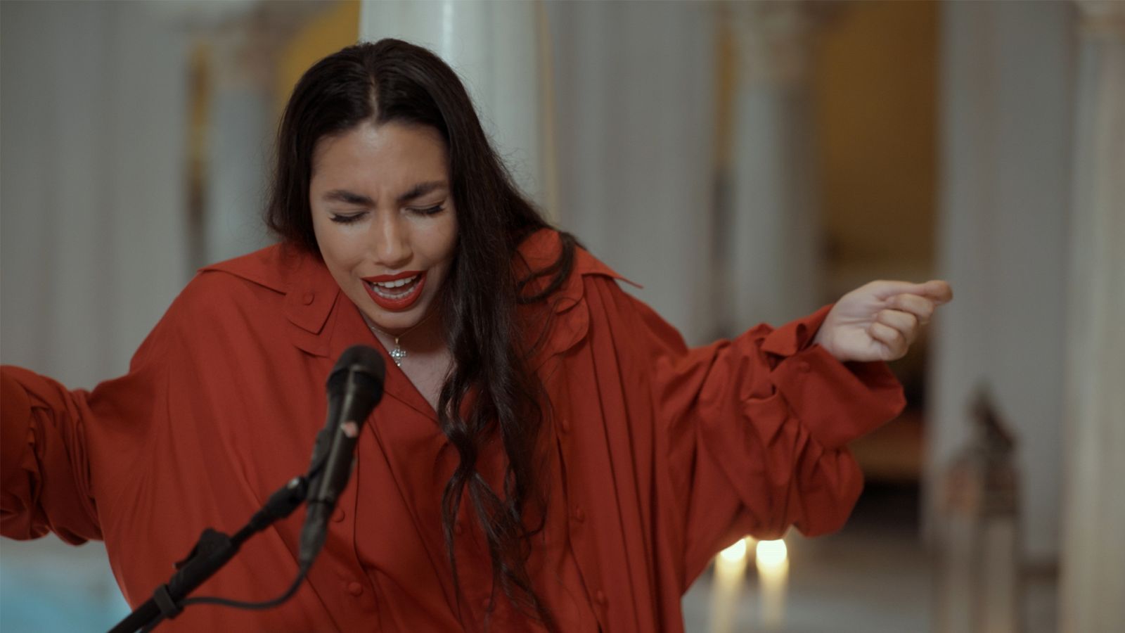 Actuación de María José Llergo y Paco Soto en Caminos del flamenco