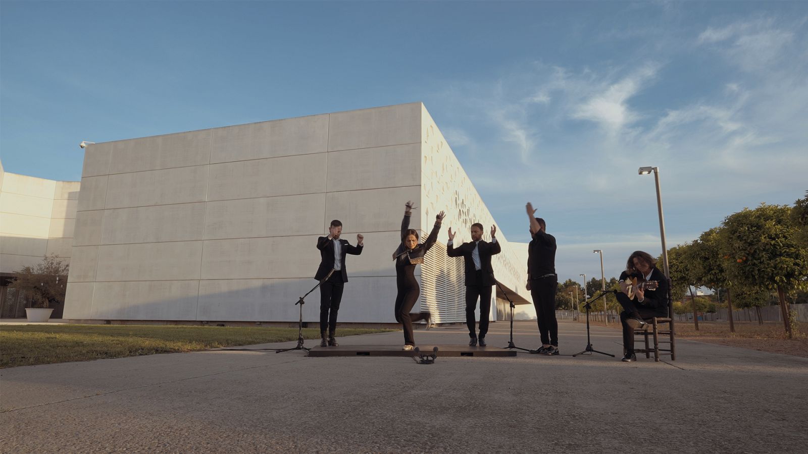 Actuación de Olga Pericet y Miguel Poveda en Caminos del flamenco