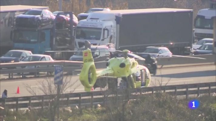 L'Informatiu - El camioner de l'accident a l'AP-7, detingut per homicidi imprudent