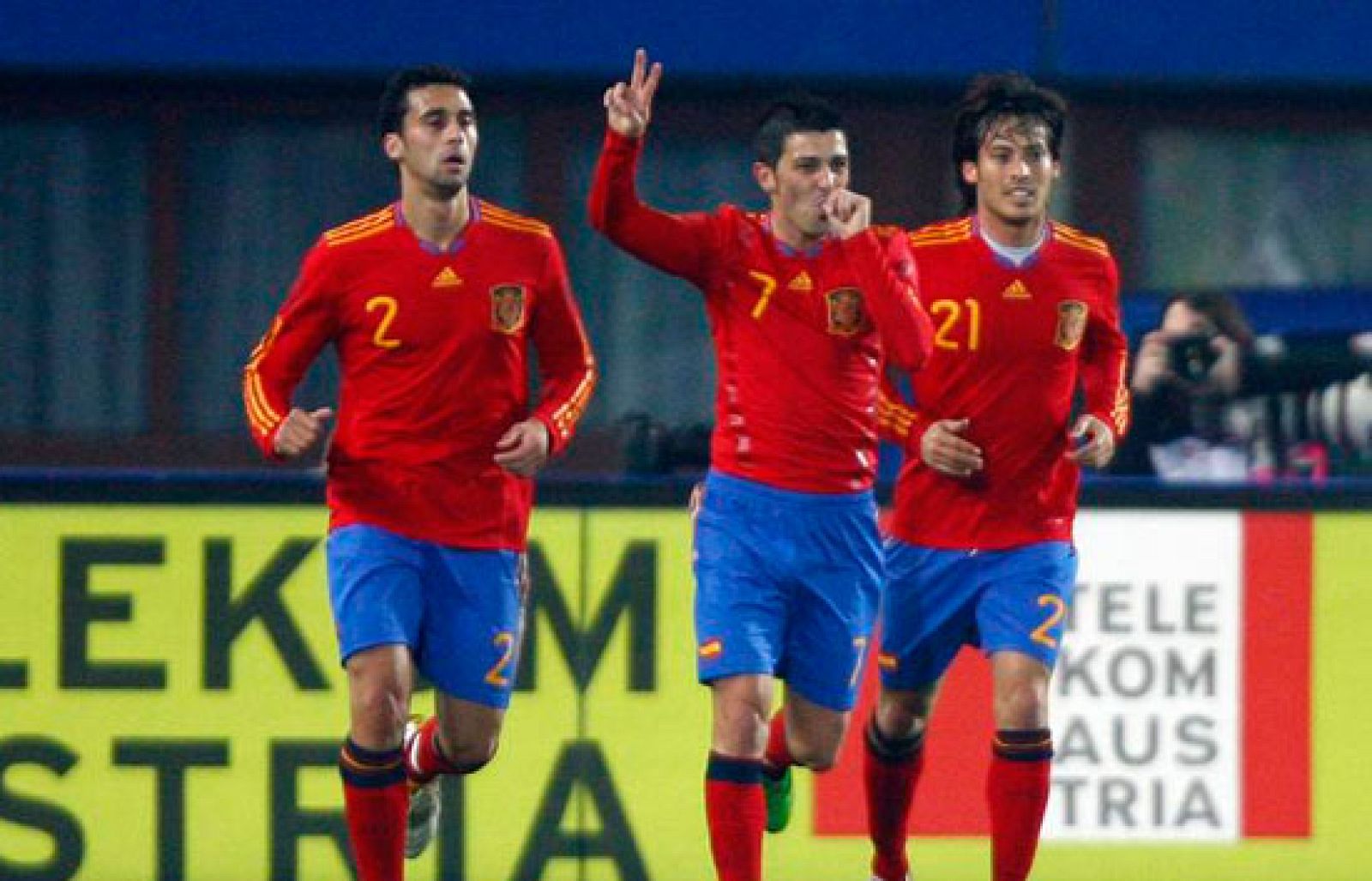 Otra fiesta de la selección española en el Prater | Ver