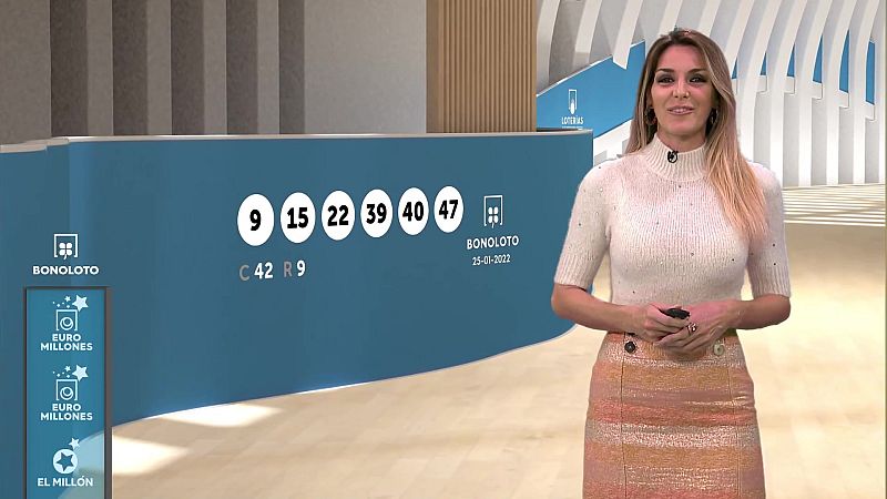 Sorteo de la Bonoloto y Euromillones del 25/01/2022