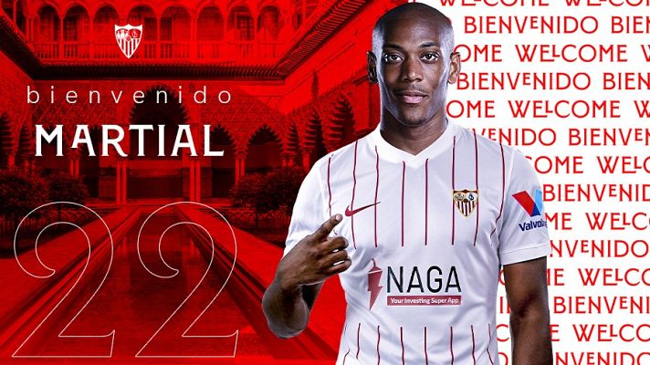 Telediario Matinal - Martial llega cedido al Sevilla hasta final de temporada
