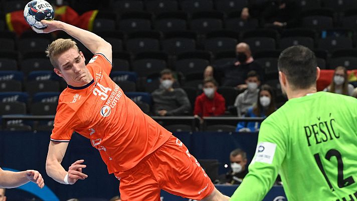 Europeo de Balonmano - Cto. de Europa masc. Ronda principal: Países Bajos - Croacia