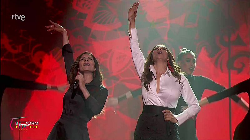 Benidorm Fest - Azúcar Moreno canta "Postureo" en la primera semifinal