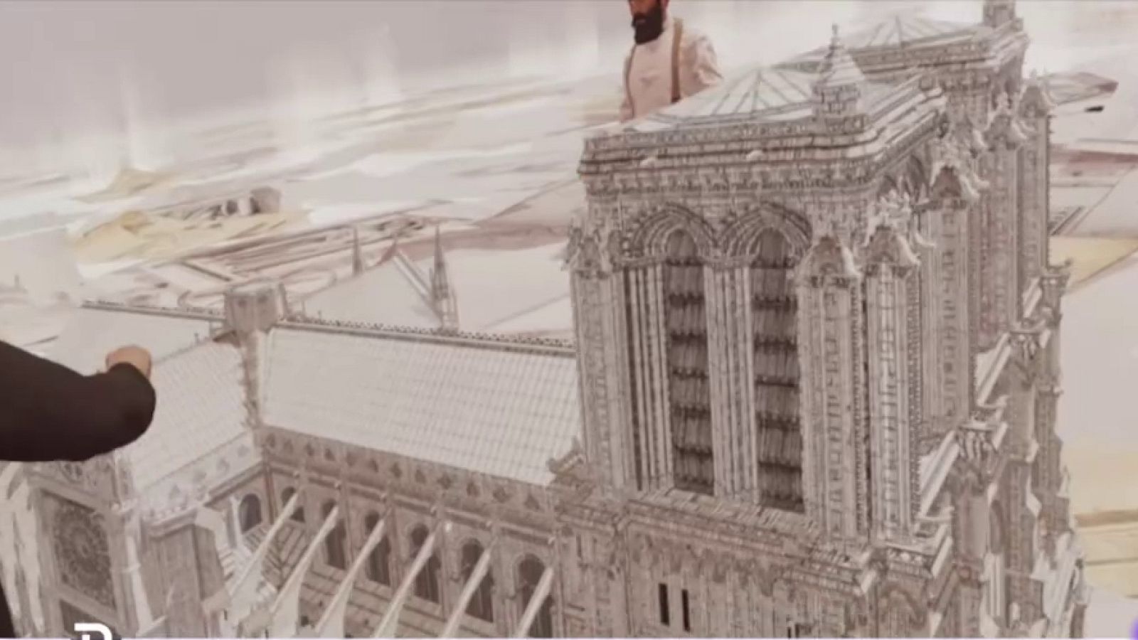 La realidad virtual permite revivir la historia de la Catedral de Notre Dame | Ver