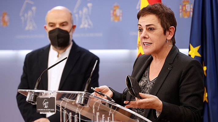 Telediario 2 - ERC, Bildu, CUP y BNG amenazan con tumbar la reforma laboral a una semana de su llegada al Congreso