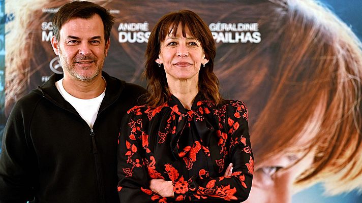 Telediario 1 - François Ozon y Sophie Marceau presentan en Madrid 'Todo ha ido bien', que llega hoy a los cines