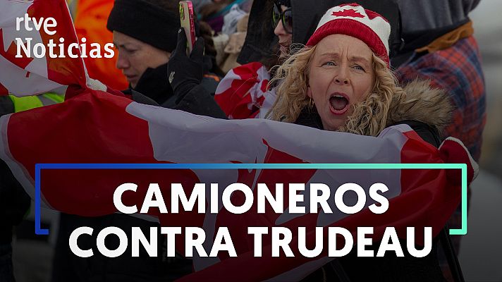 Modo Digital - Los camioneros del 'convoy por la libertad', contra la vacuna obligatoria