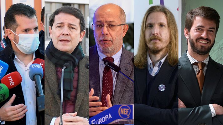 Telediario 2 - PSOE y Cs cargan el primer día de campaña contra Mañueco, que centra sus críticas en Sánchez