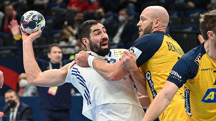 Europeo de Balonmano - Cto. de Europa masc. 2ª semifinal: Francia - Suecia