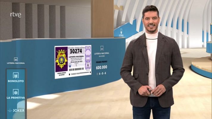 Loterías - Sorteo de la Lotería Nacional del 29/01/2022