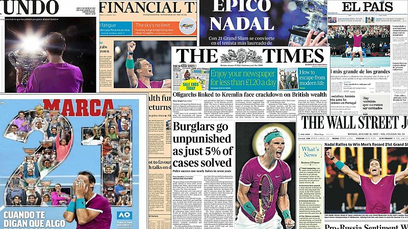 La prensa de todo el mundo se rinde a Nadal | Ver
