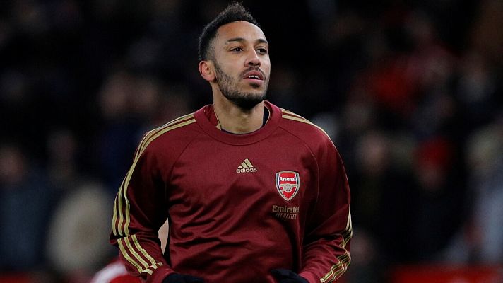 Telediario 1 - Aubameyang, a punto de cerrar su cesión al Barça