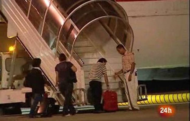  - La tripulación del Alakrana llega a Madrid