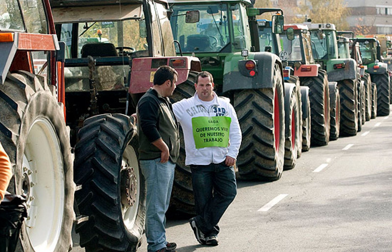 Tractorada en el centro de Madrid | Ver