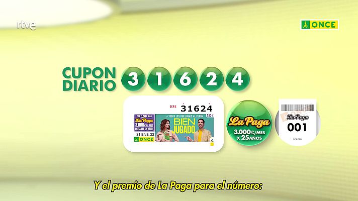 Sorteos ONCE - Sorteo ONCE - 31/01/22