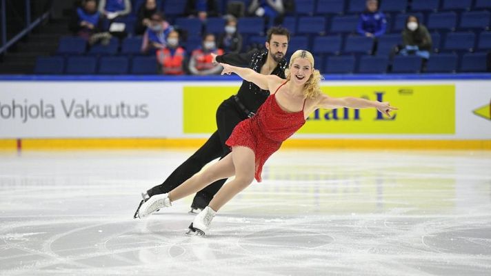 Patinaje sobre hielo - Adrián Díaz y Olivia Smart: "Vamos a intentar disfrutar de la experiencia"