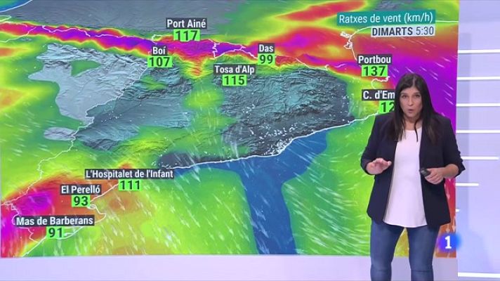 El temps - Febrer arrenca amb vent, mala mar, menys fred i sequera