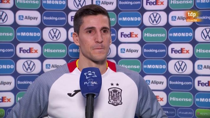 Fútbol Sala - Carlos Ortiz: "El primer gol nos ha dado tranquilidad"