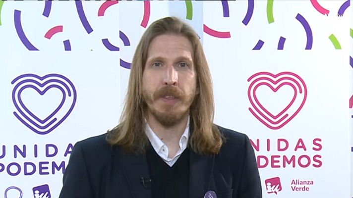 La noche en 24h - Pablo Fernández, candidato de UP: "El objetivo es desalojar al PP y si para eso hace falta Cs ya veremos lo que hacemos"