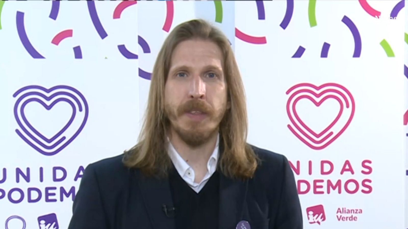 Pablo Fernández, candidato de UP: "El objetivo es desalojar al PP y si para eso hace falta Cs ya veremos lo que hacemos"