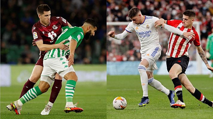 Telediario 1 - Real Sociedad-Betis y Athletic Club-Real Madrid, duelos estrella de cuartos