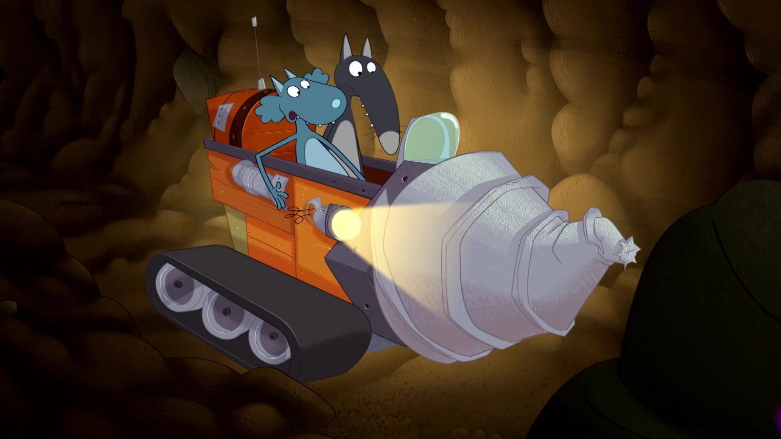 El lobo que quería ir al centro de la Tierra - Lobo | Ver