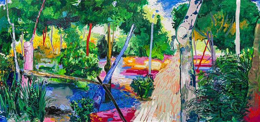 Atención obras - Abraham Lacalle en Galería Veta by Fer Francés